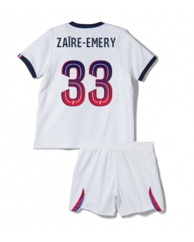 Paris Saint-Germain Warren Zaire-Emery #33 Maglia Gara Trasferta Repliche 2026-27 Bambino Maniche Corte Paris Saint-Germain Warren Zaire-Emery #33 Maglia Gara Trasferta Repliche 2026-27 Bambino Maniche Corte